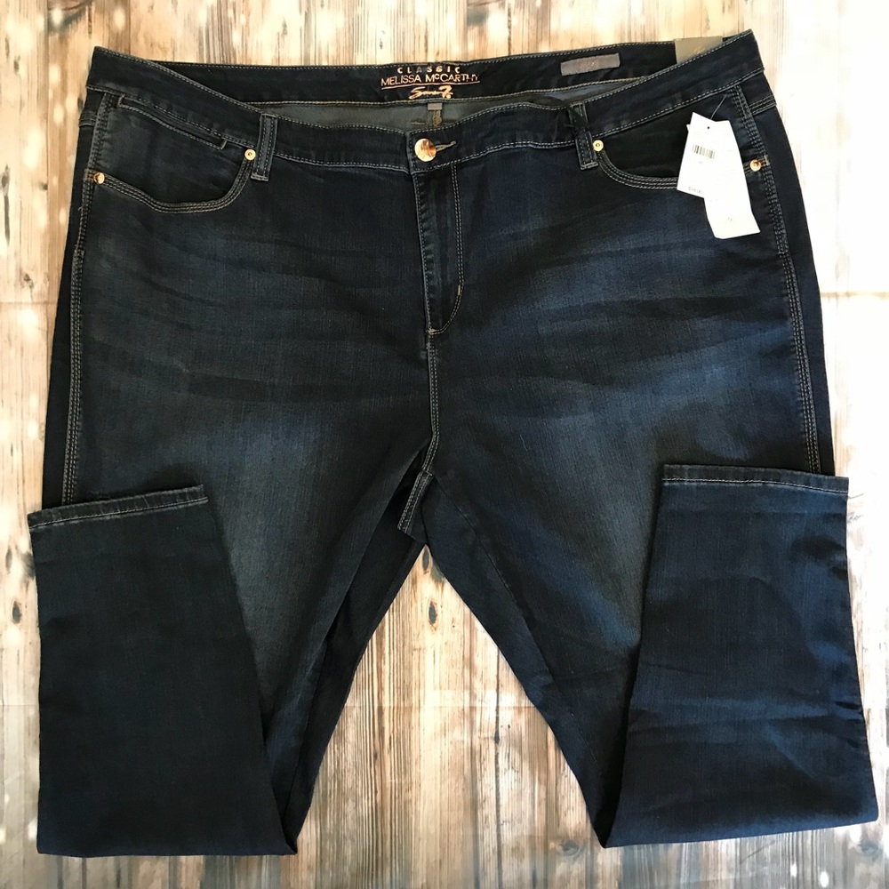 Size 28 Plus Melissa McCarthy Legging Jeans